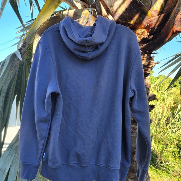 🍍RARE!🍍Hurley Hoodie Pineapple Flower Beach Cozy Comfort M- NAVY BLUE - Picture 4 of 6